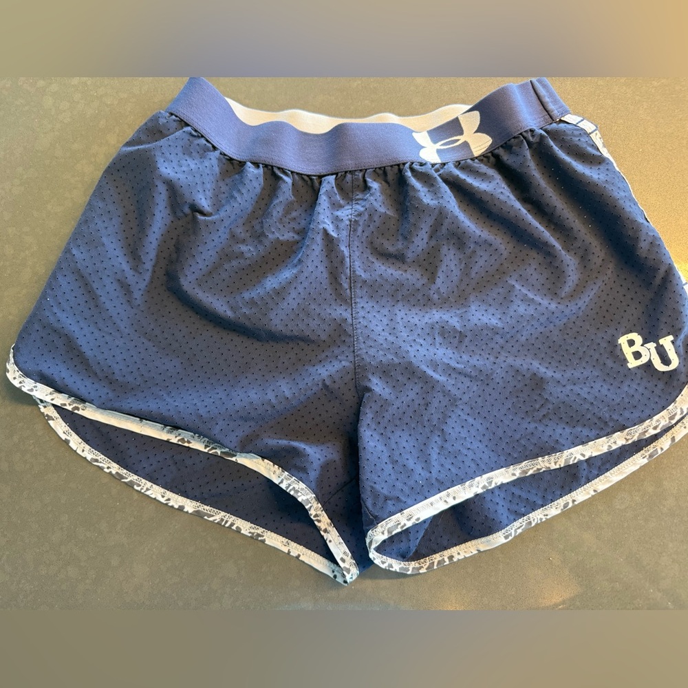 Under Armour Women's Navy Athletic Shorts - Bethel University